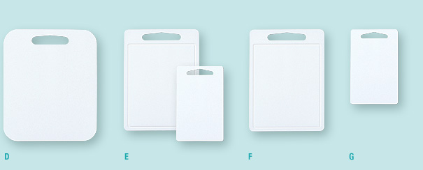 White cutting boards